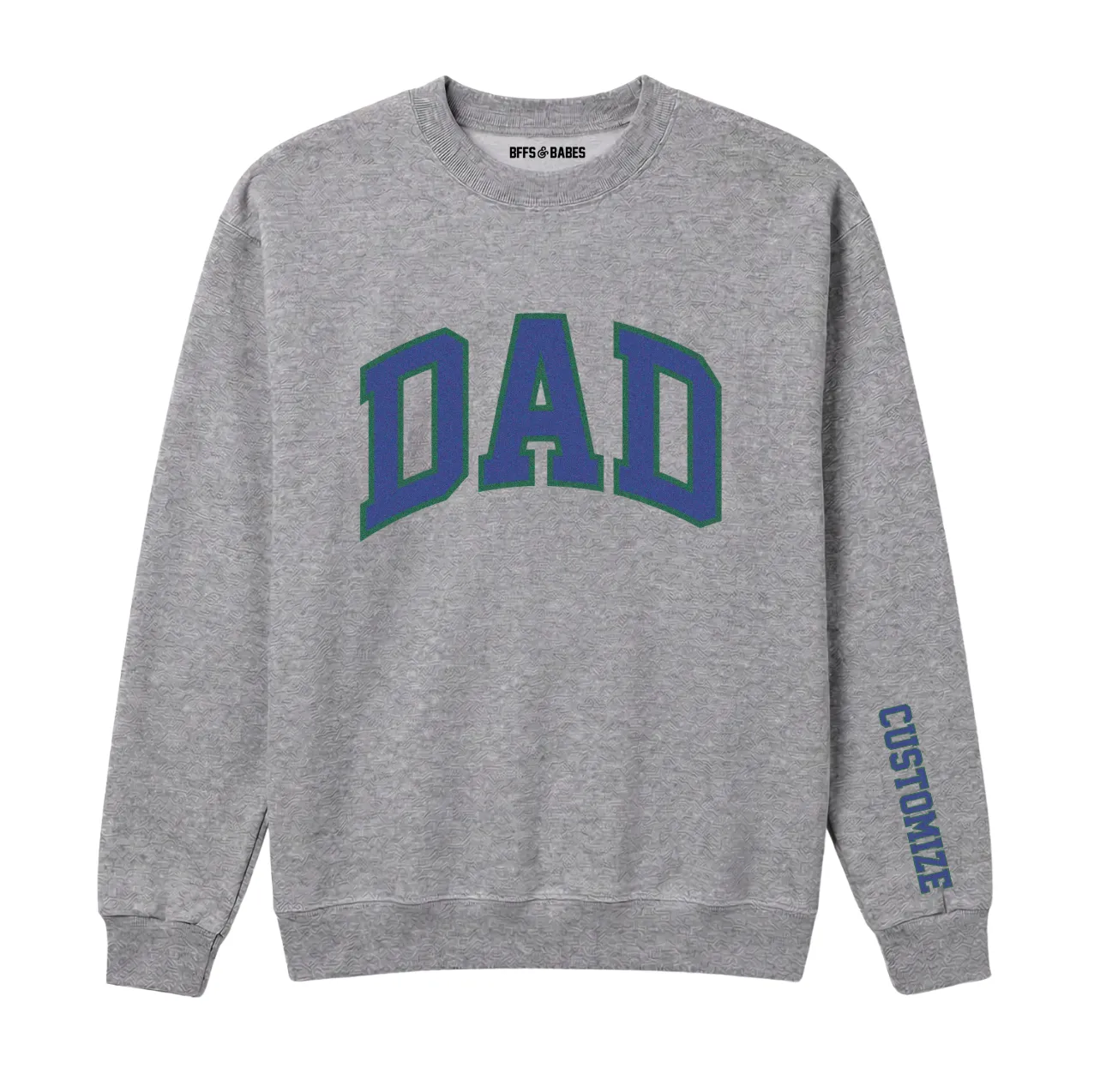 DAD ♡ personalized printed sweatshirt sold by BFFS & BABES