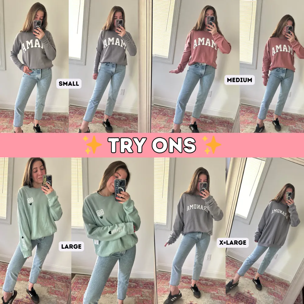 LOVE ON THE CUFF ♡ customizable chai sweatshirt with personalized cuff sold by BFFS & BABES product image thumbnail 2