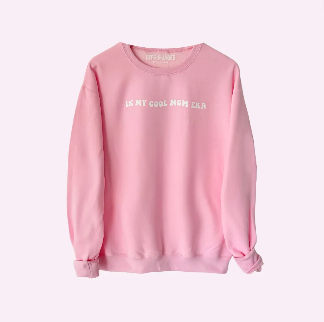 COOL MOM ERA ♡ pink sweatshirt with print sold by BFFS & BABES