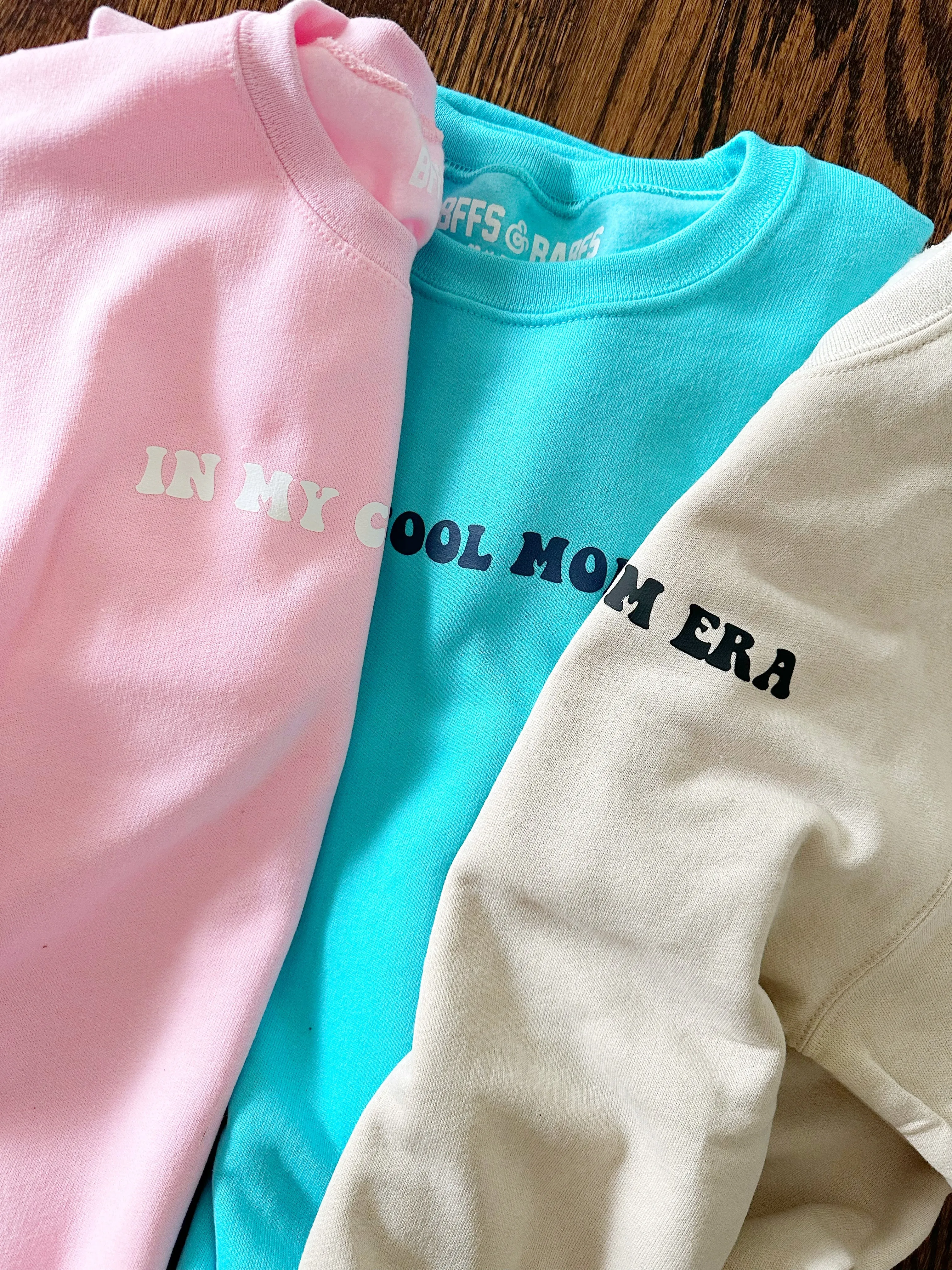 COOL MOM ERA ♡ pink sweatshirt with print sold by BFFS & BABES product image thumbnail 3
