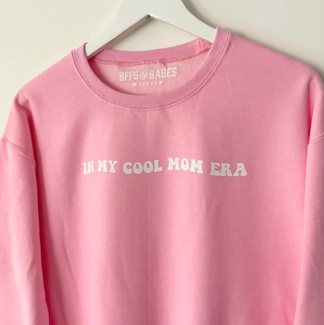 COOL MOM ERA ♡ pink sweatshirt with print sold by BFFS & BABES product image thumbnail 2