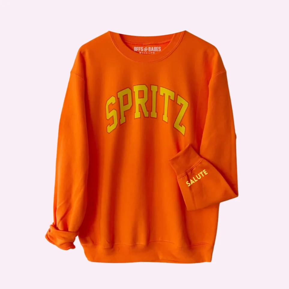 SPRITZ ♡ sweatshirt with customizable cuff sold by BFFS & BABES