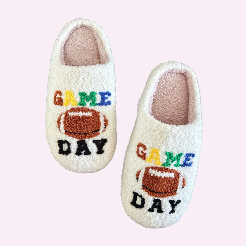 GAME DAY SLIPPERS ♡ cozy slippers sold by BFFS & BABES