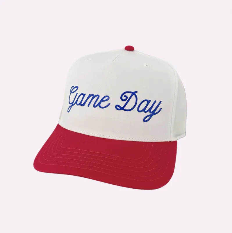 GAME DAY ♡ printed classic hat made by BFFS & BABES