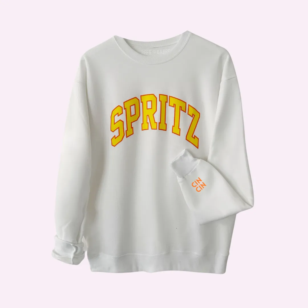 SPRITZ ♡ sweatshirt with customizable cuff sold by BFFS & BABES