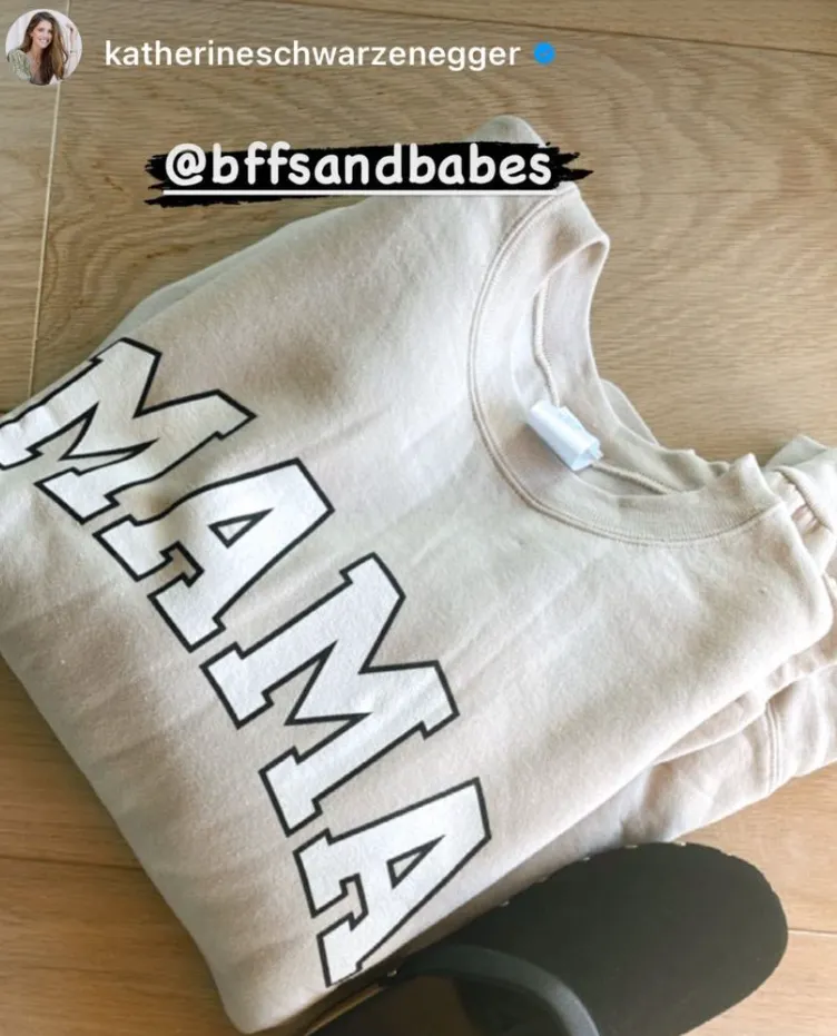 COLLEGIATE MAMA ♡ beige printed mama sweatshirt sold by BFFS & BABES product image thumbnail 5