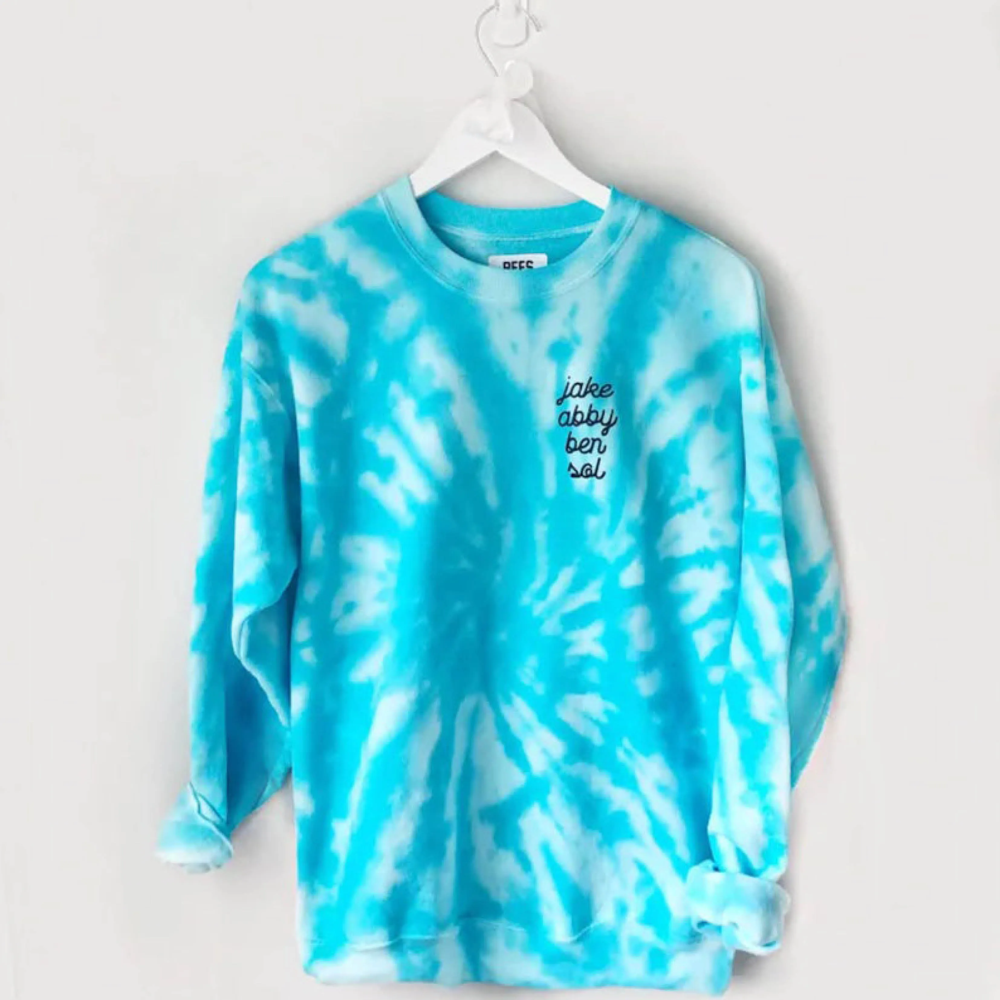TURQUOISE SWIRL CUSTOM MAGIC ♡ adult sweatshirt sold by BFFS & BABES product image thumbnail 2