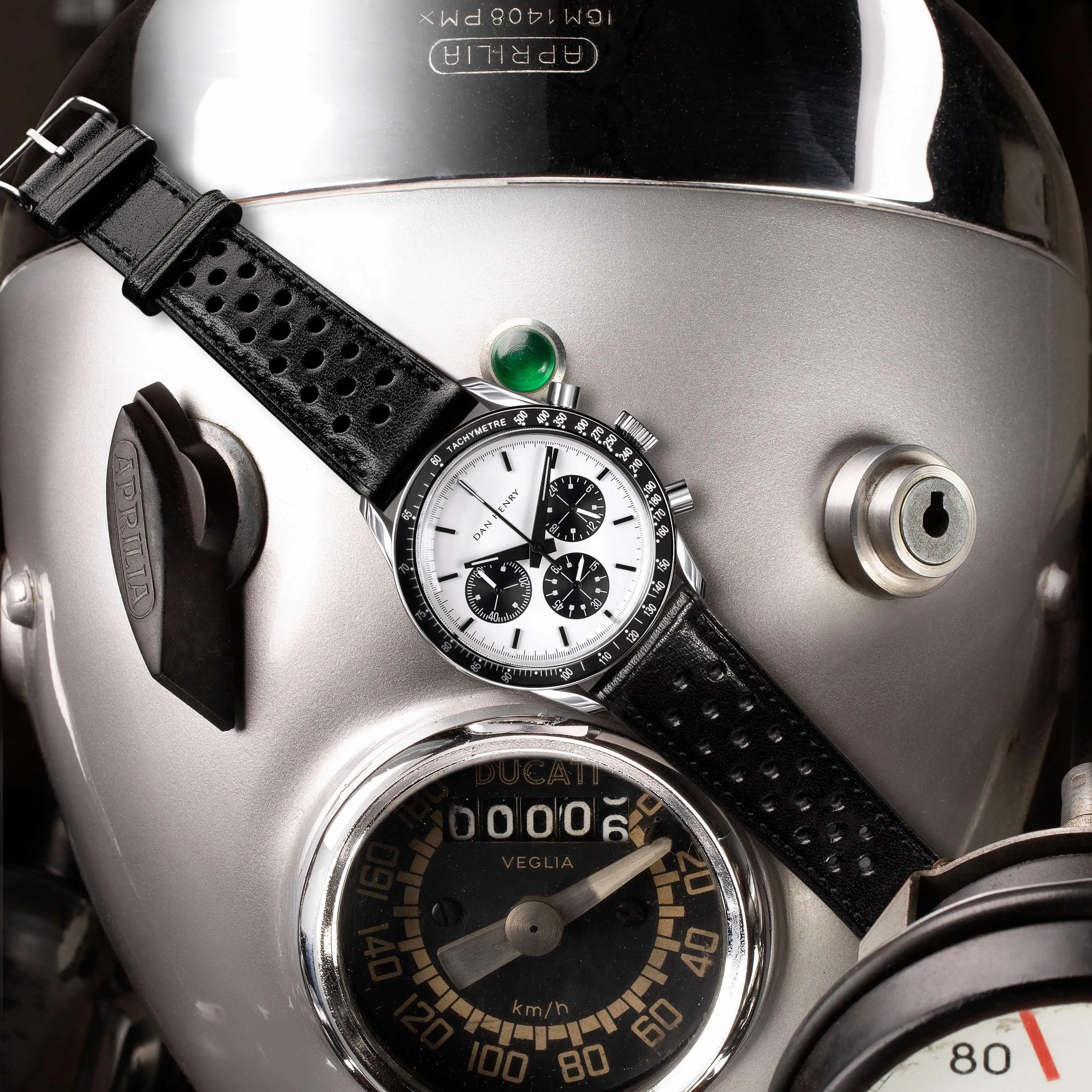 Racing Leather Strap sold by Dan Henry Watches product image thumbnail 4