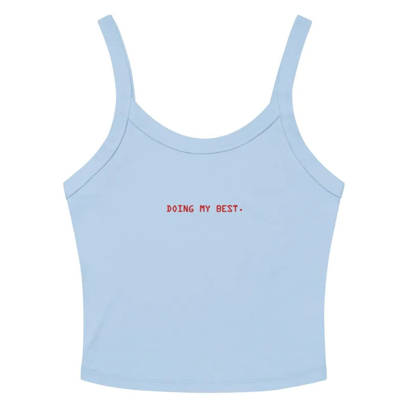 Women’s micro-rib tank top sold by Citymouse