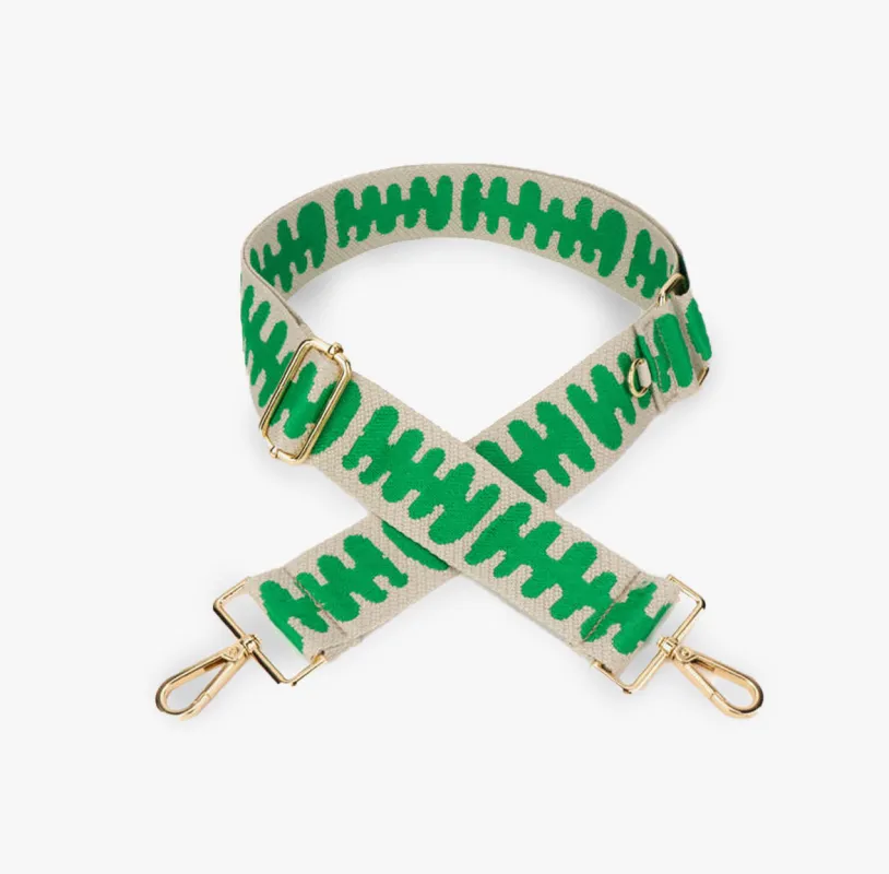 Classic Strap - green wavy made by Citymouse