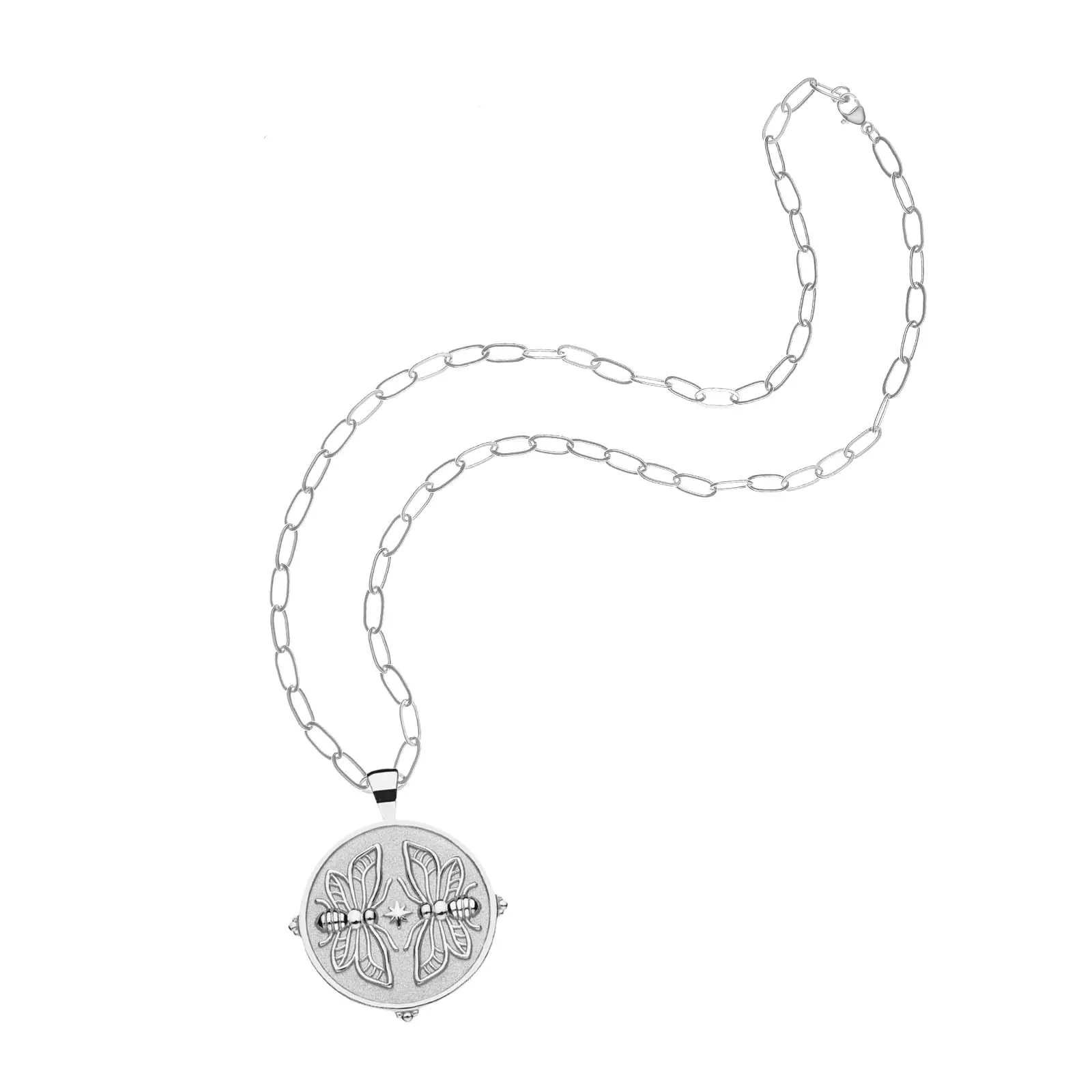 SISTERS Forever JW Original Pendant Coin in Silver sold by Jane Win product image thumbnail 4