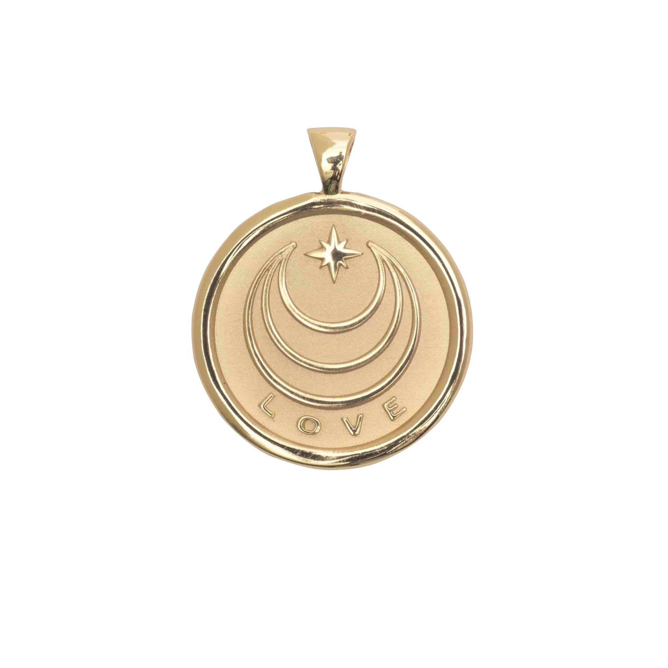 LOVE JW Original Pendant Coin in Solid Gold sold by Jane Win product image thumbnail 2
