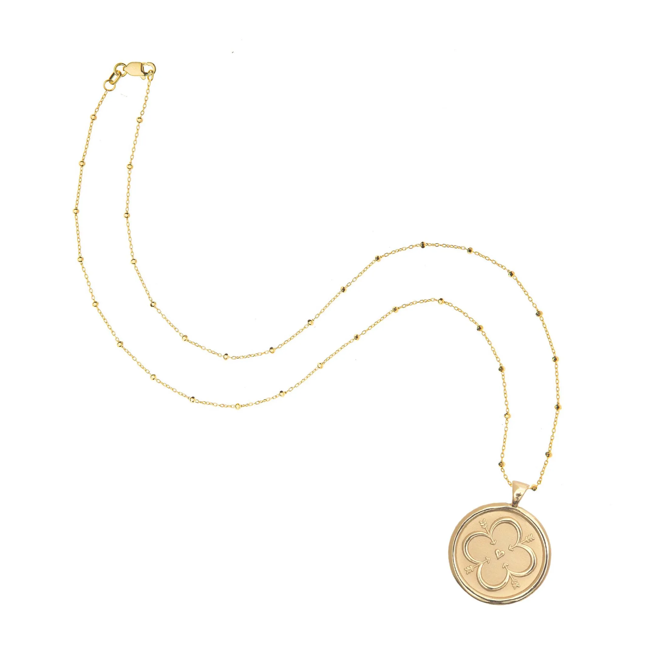 LOVE JW Original Pendant Coin in Solid Gold sold by Jane Win product image thumbnail 4