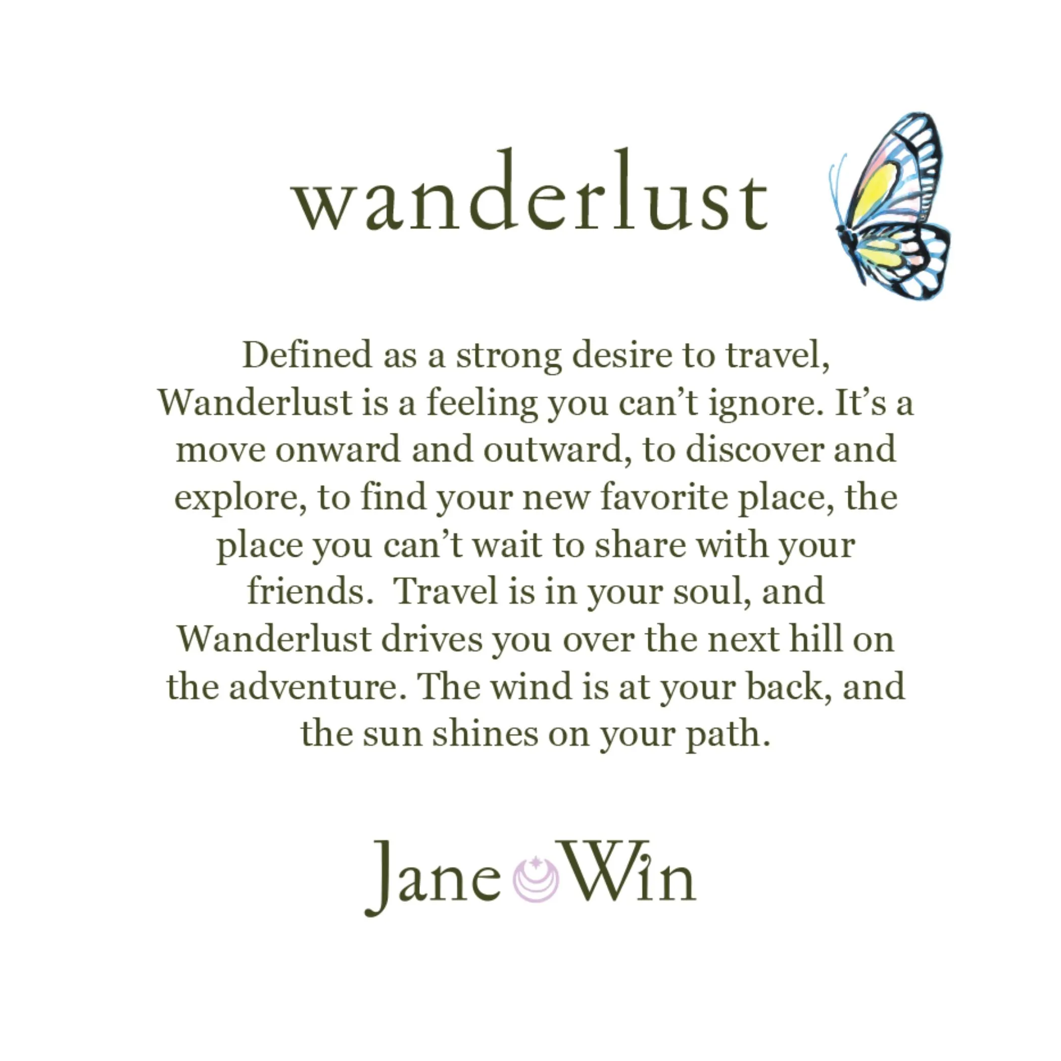 WANDERLUST Wildflowers JW Original Pendant Coin sold by Jane Win product image thumbnail 5
