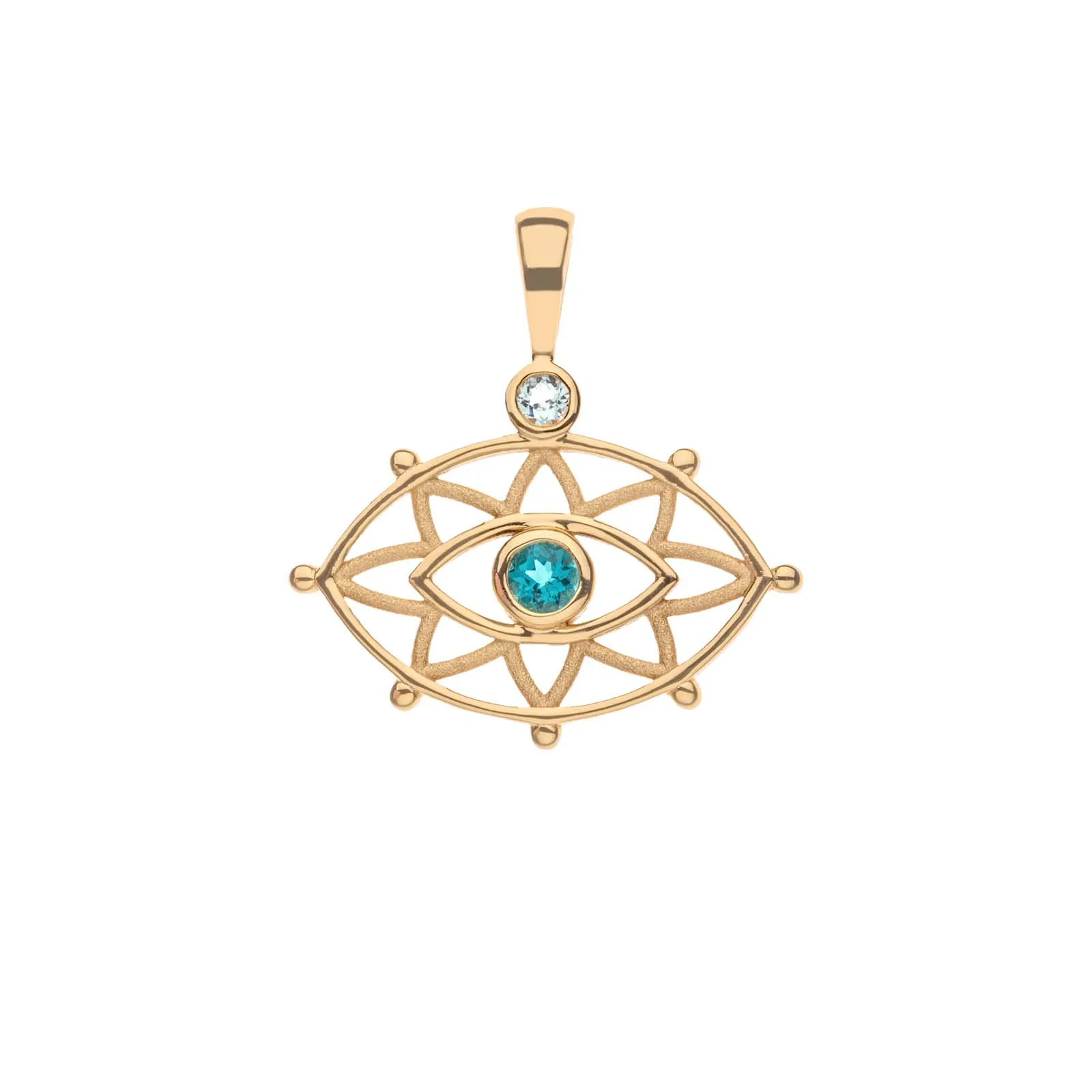 PROTECT Evil Eye Cutout Pendant sold by Jane Win