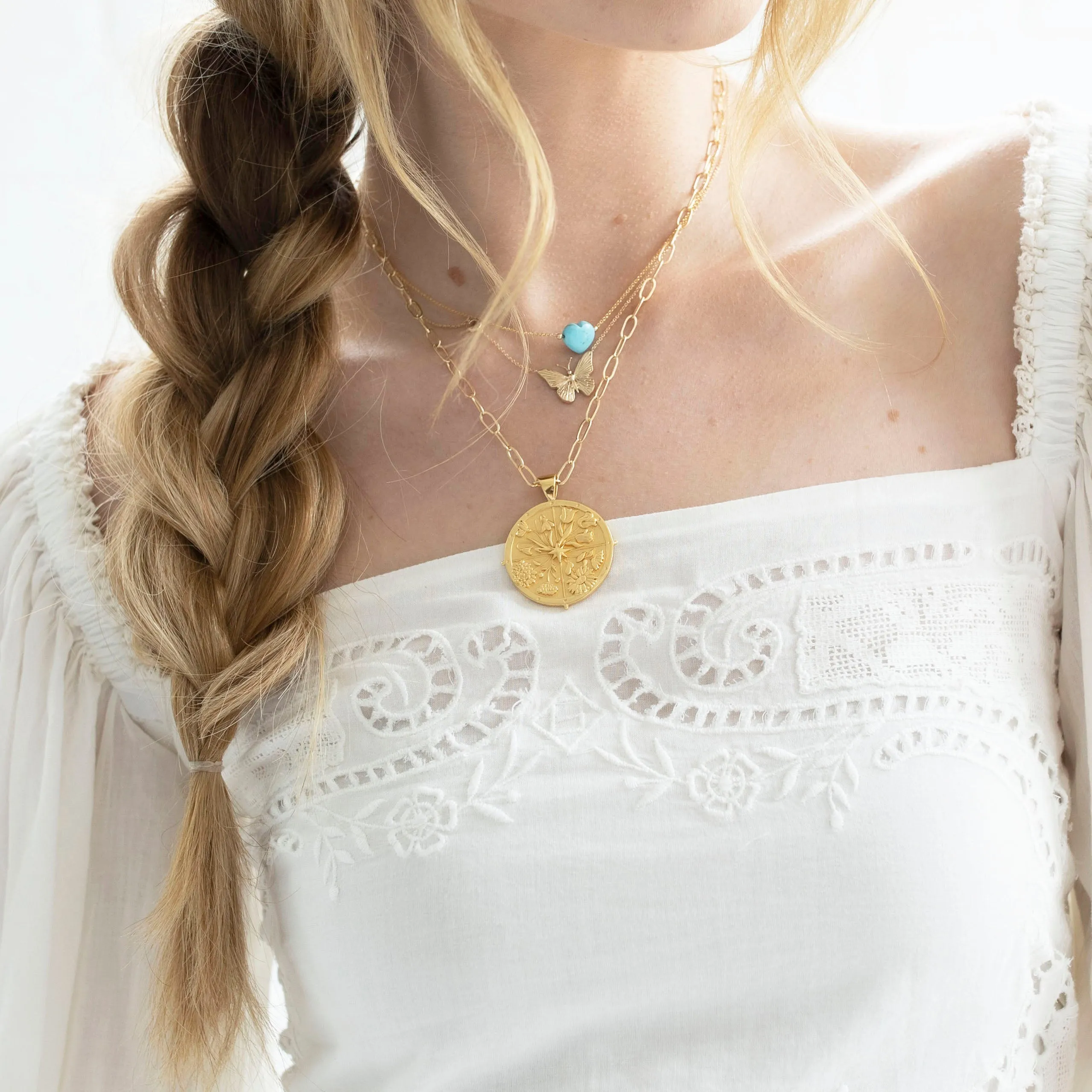 FREEDOM Butterfly Pendant 10k Gold sold by Jane Win product image thumbnail 5