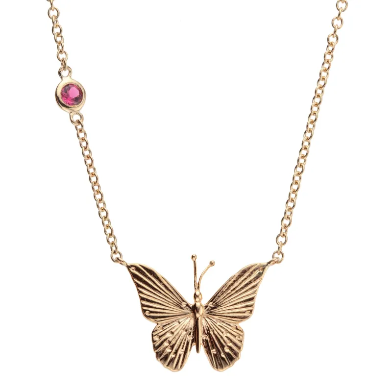FREEDOM Butterfly Pendant 10k Gold sold by Jane Win