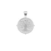 FAITH JW Small Pendant Coin in Silver sold by Jane Win