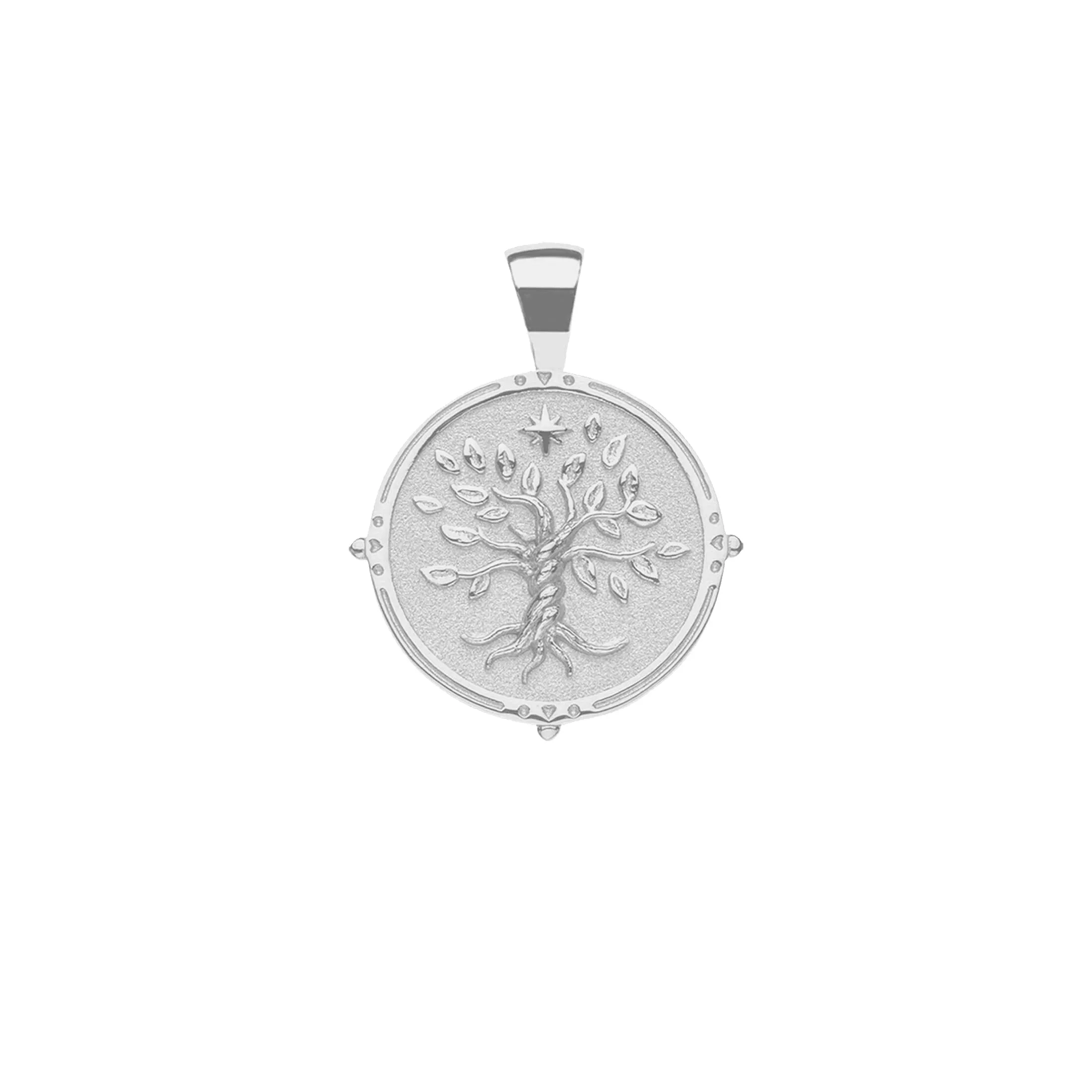 FAITH JW Small Pendant Coin in Silver SALE sold by Jane Win