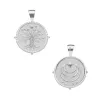FAITH JW Small Pendant Coin in Silver sold by Jane Win