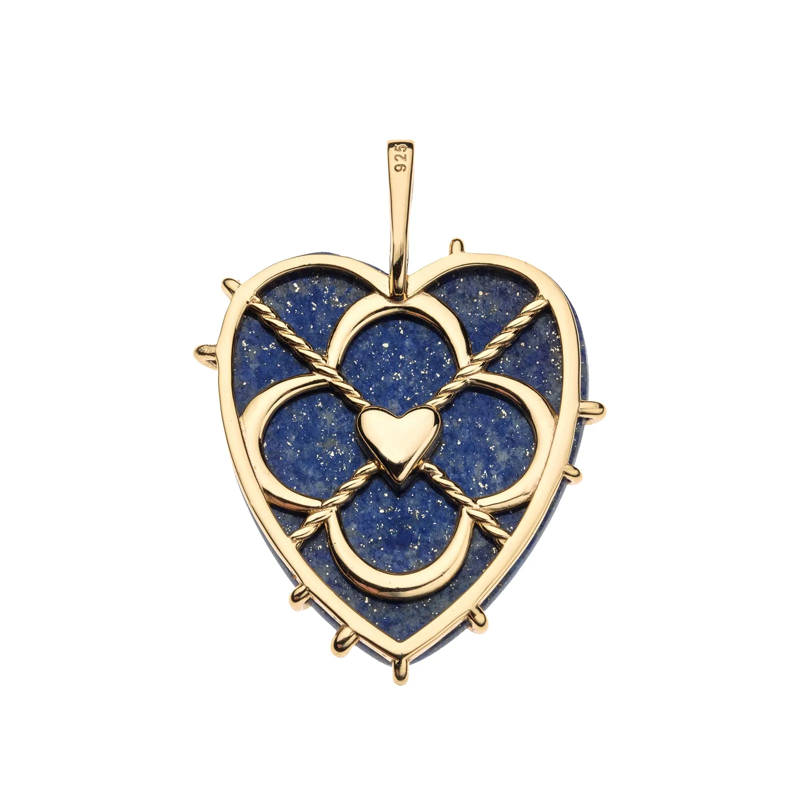 LOVE Carry Your Heart Pendant in Lapis sold by Jane Win product image thumbnail 2