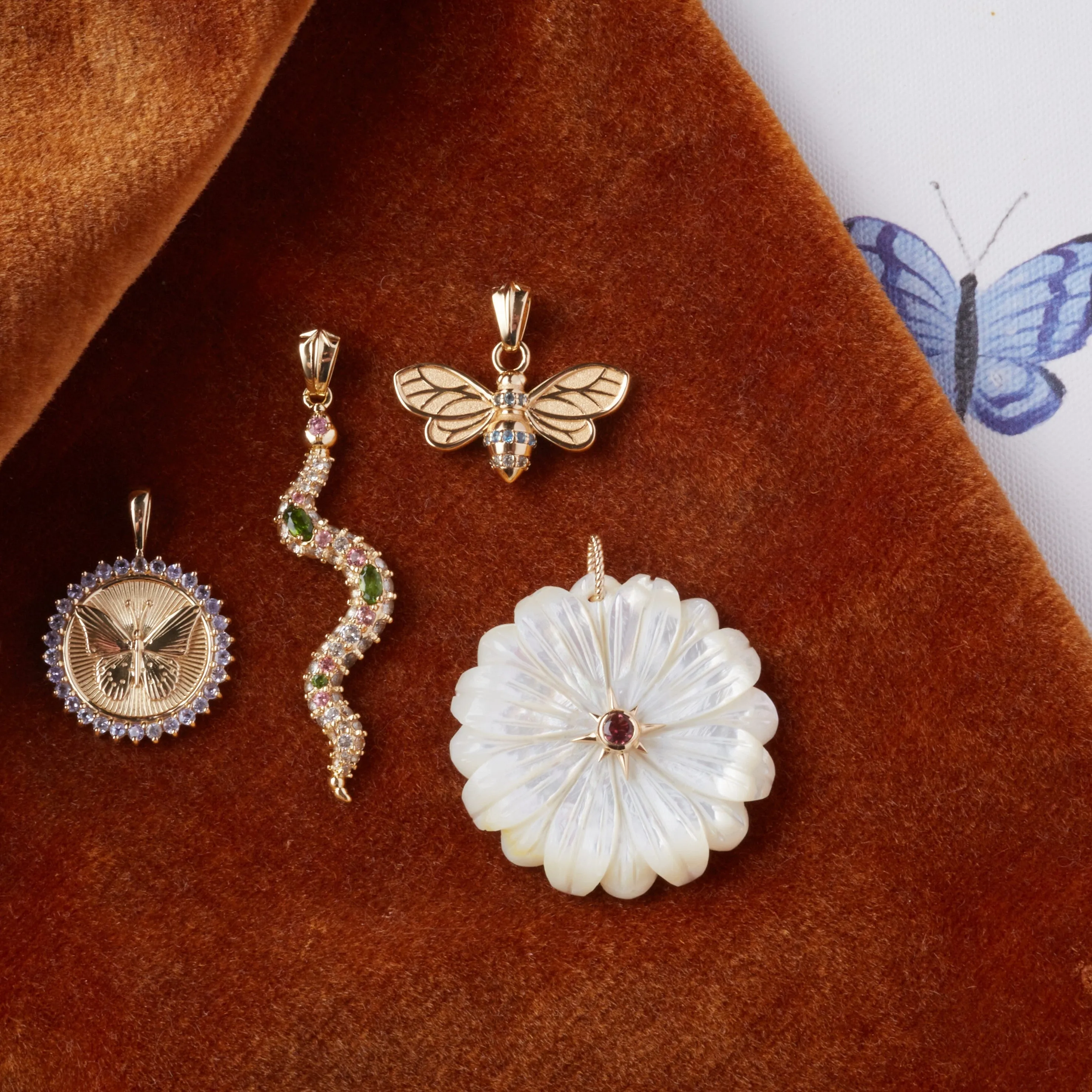 JOY Full Bloom Carved Daisy Pendant sold by Jane Win product image thumbnail 4