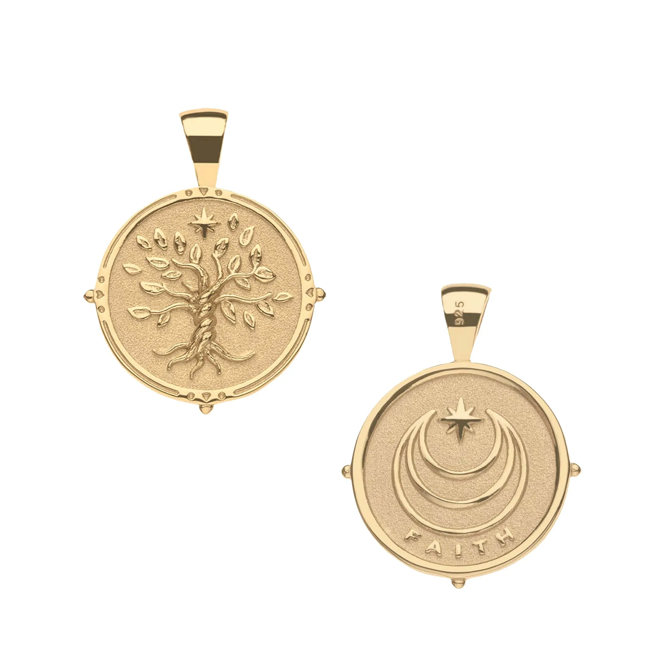 FAITH JW Small Pendant Coin sold by Jane Win product image thumbnail 2
