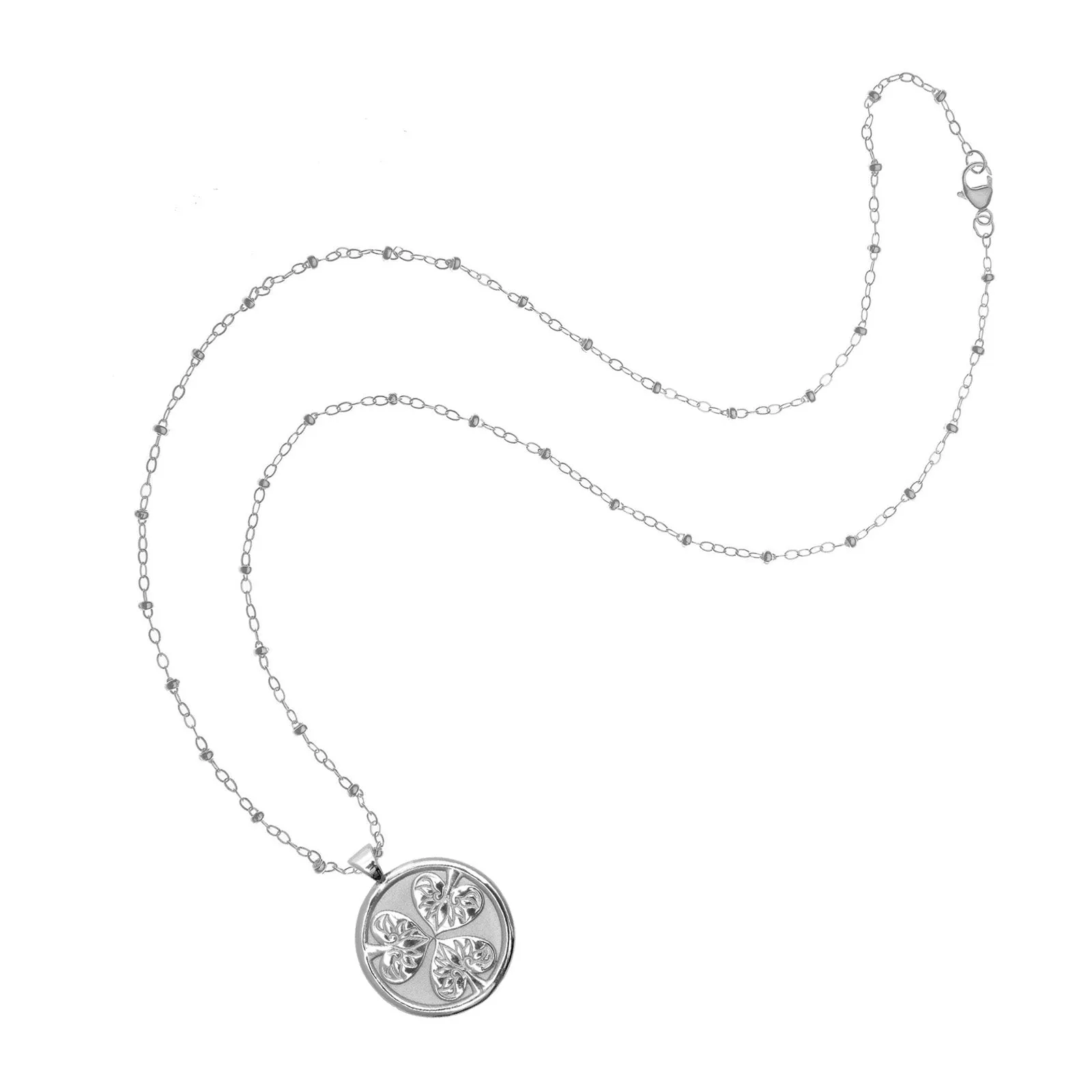 JOY JW Small Pendant Coin in Silver SALE sold by Jane Win product image thumbnail 5