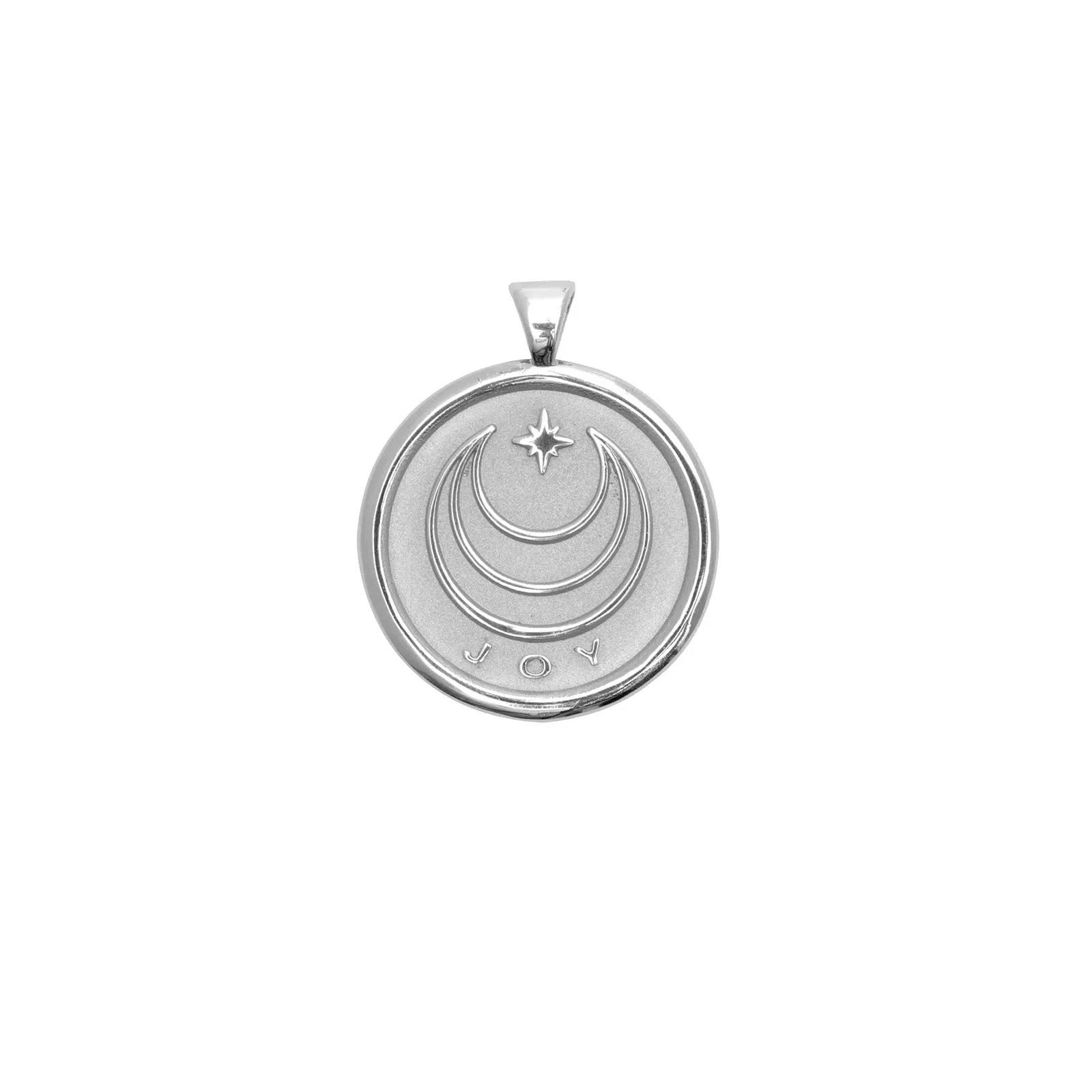 JOY JW Small Pendant Coin in Silver SALE sold by Jane Win product image thumbnail 2