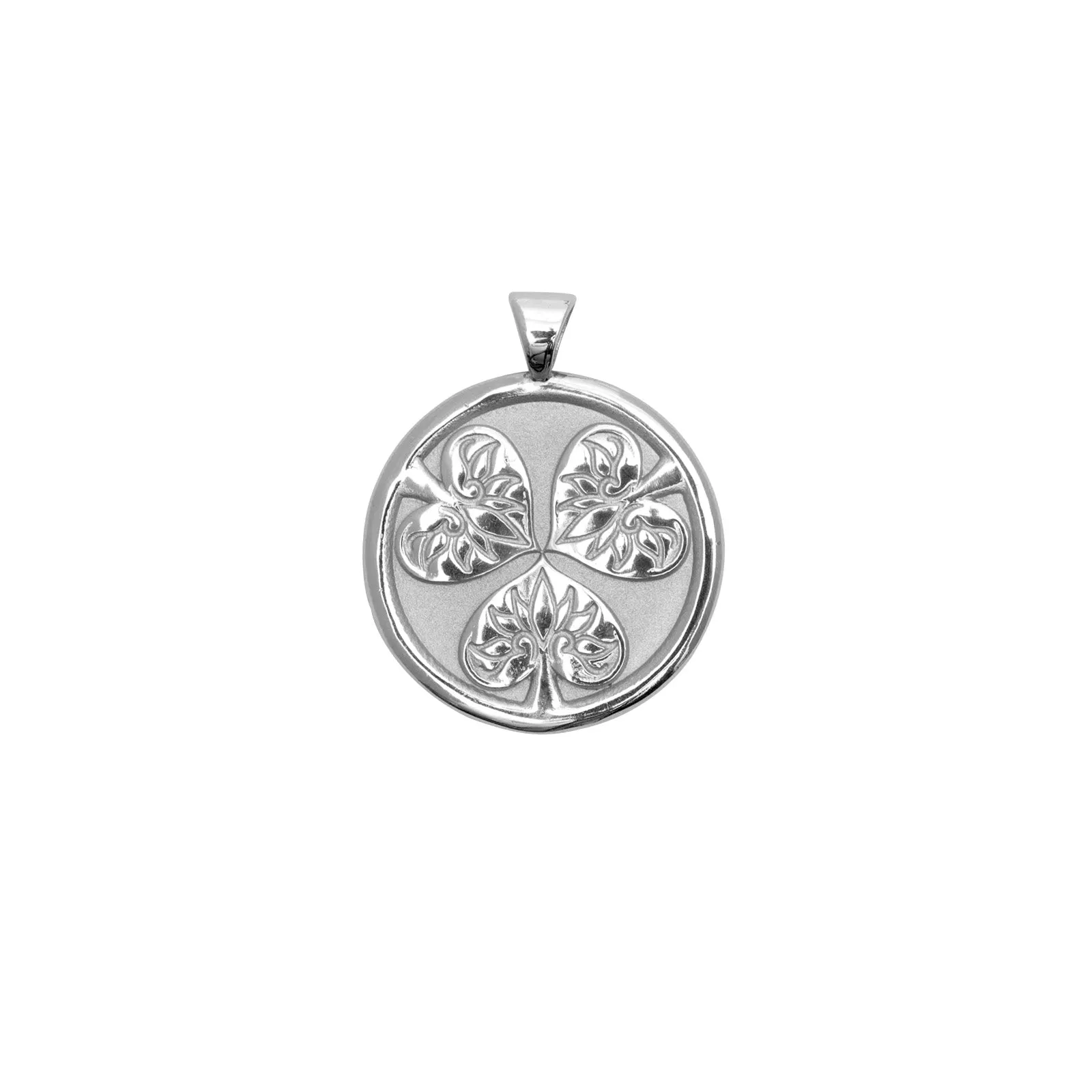 JOY JW Small Pendant Coin in Silver SALE sold by Jane Win