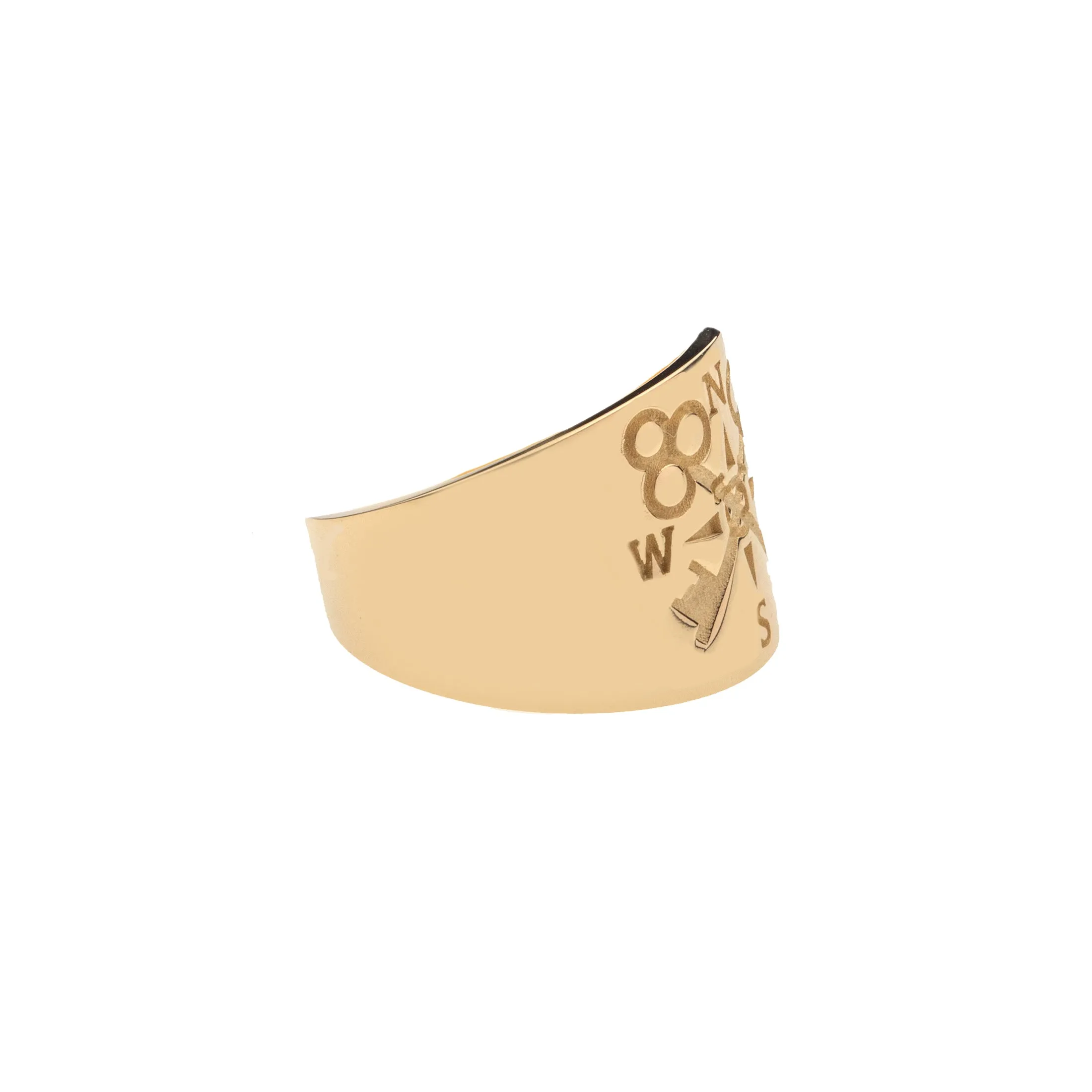 FOREVER Cigar Band Ring in 10k Gold sold by Jane Win product image thumbnail 4