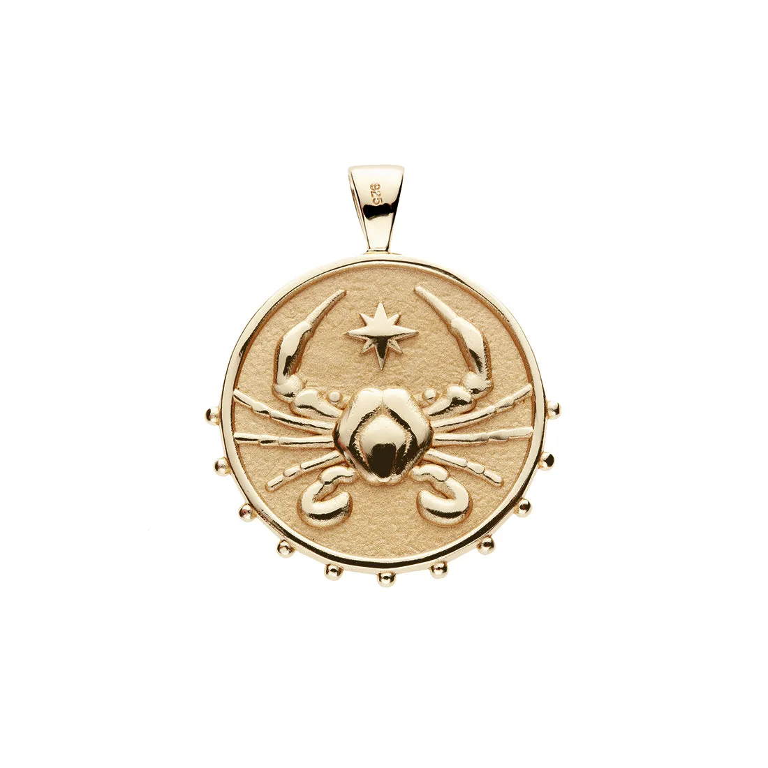 CANCER JW Zodiac Pendant Coin - Jun 21 - Jul 22 sold by Jane Win