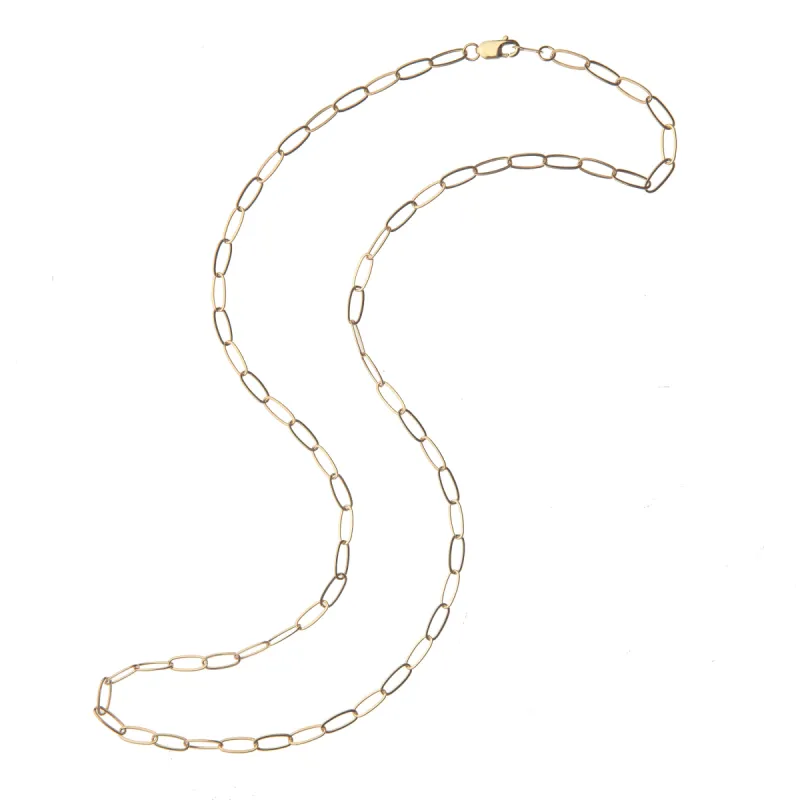 14k Drawn Link Chain sold by Jane Win