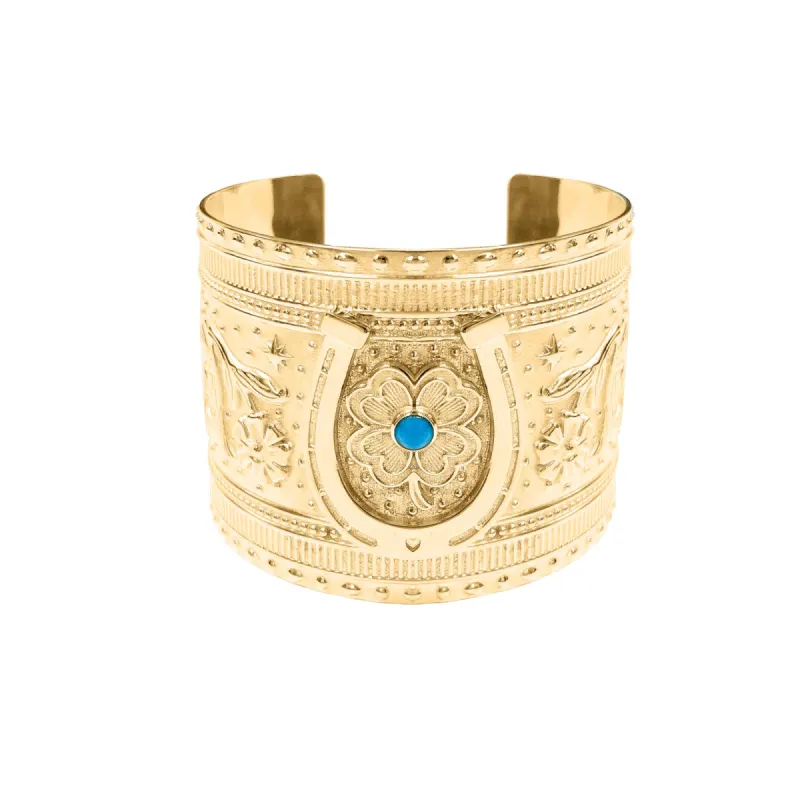 LUCKY Horseshoe Cuff sold by Jane Win