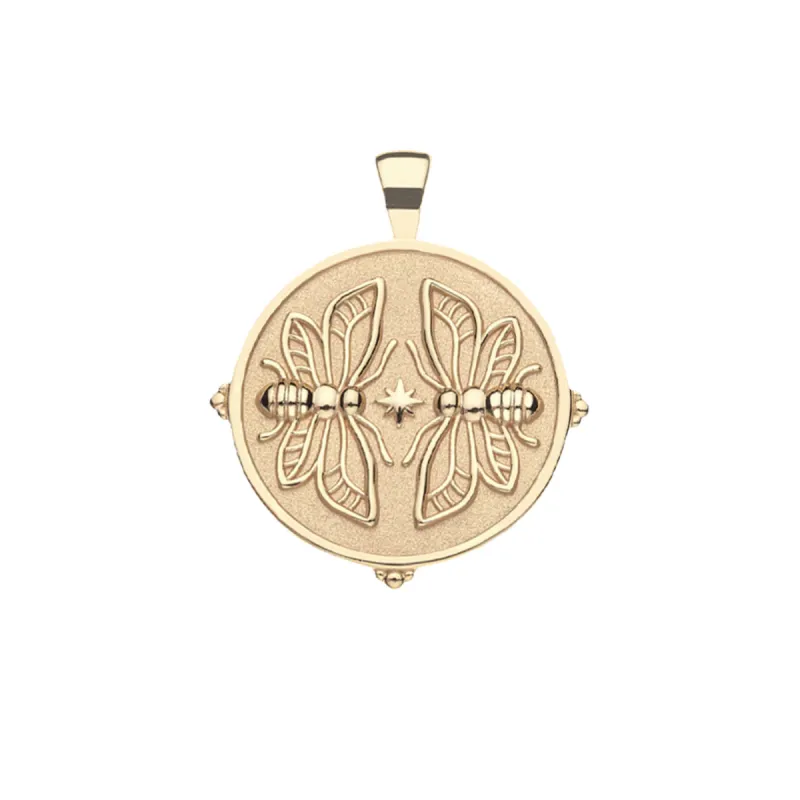 SISTERS Forever JW Original Pendant Coin in Solid Gold sold by Jane Win