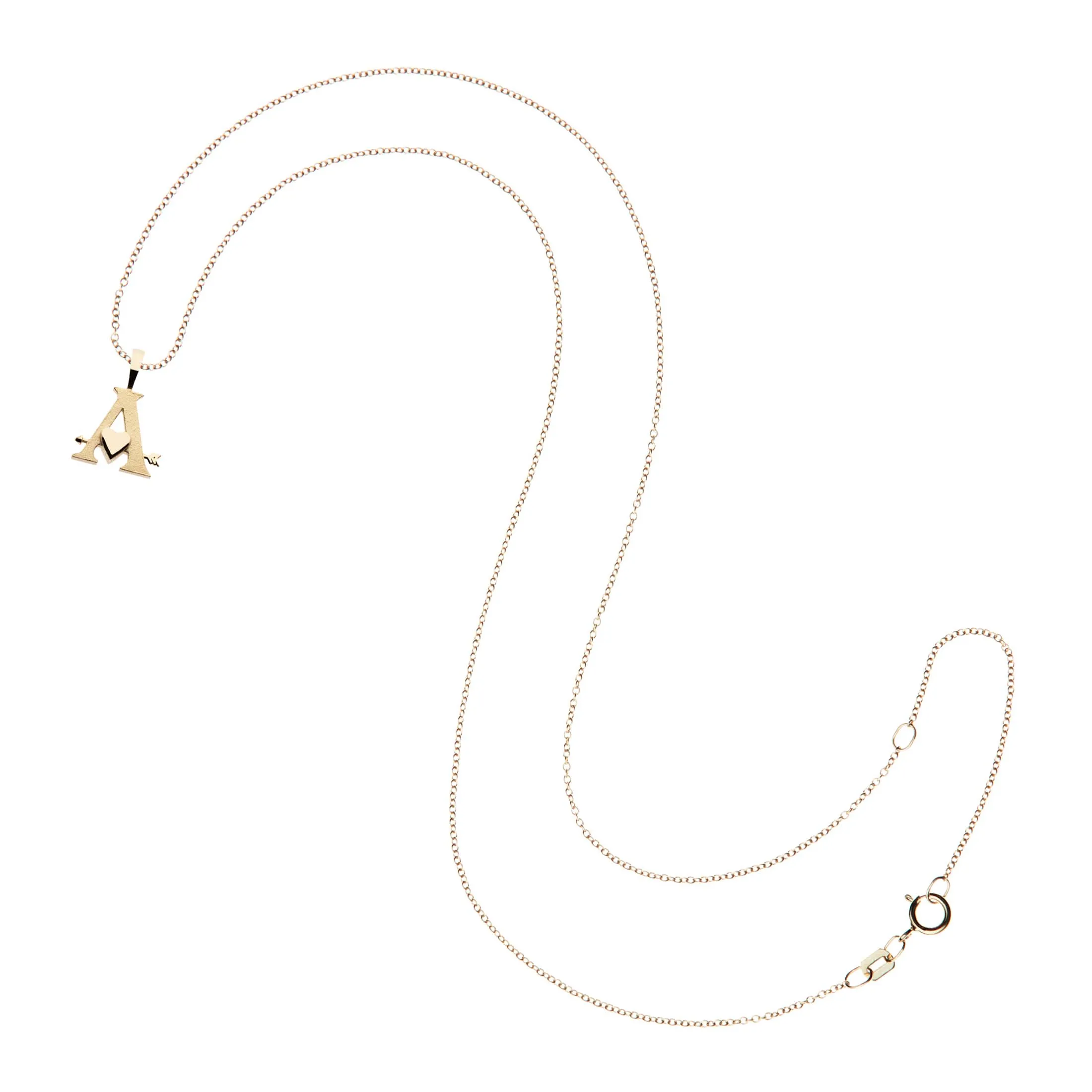 LOVE Letter Pendant in Solid Gold sold by Jane Win product image thumbnail 4