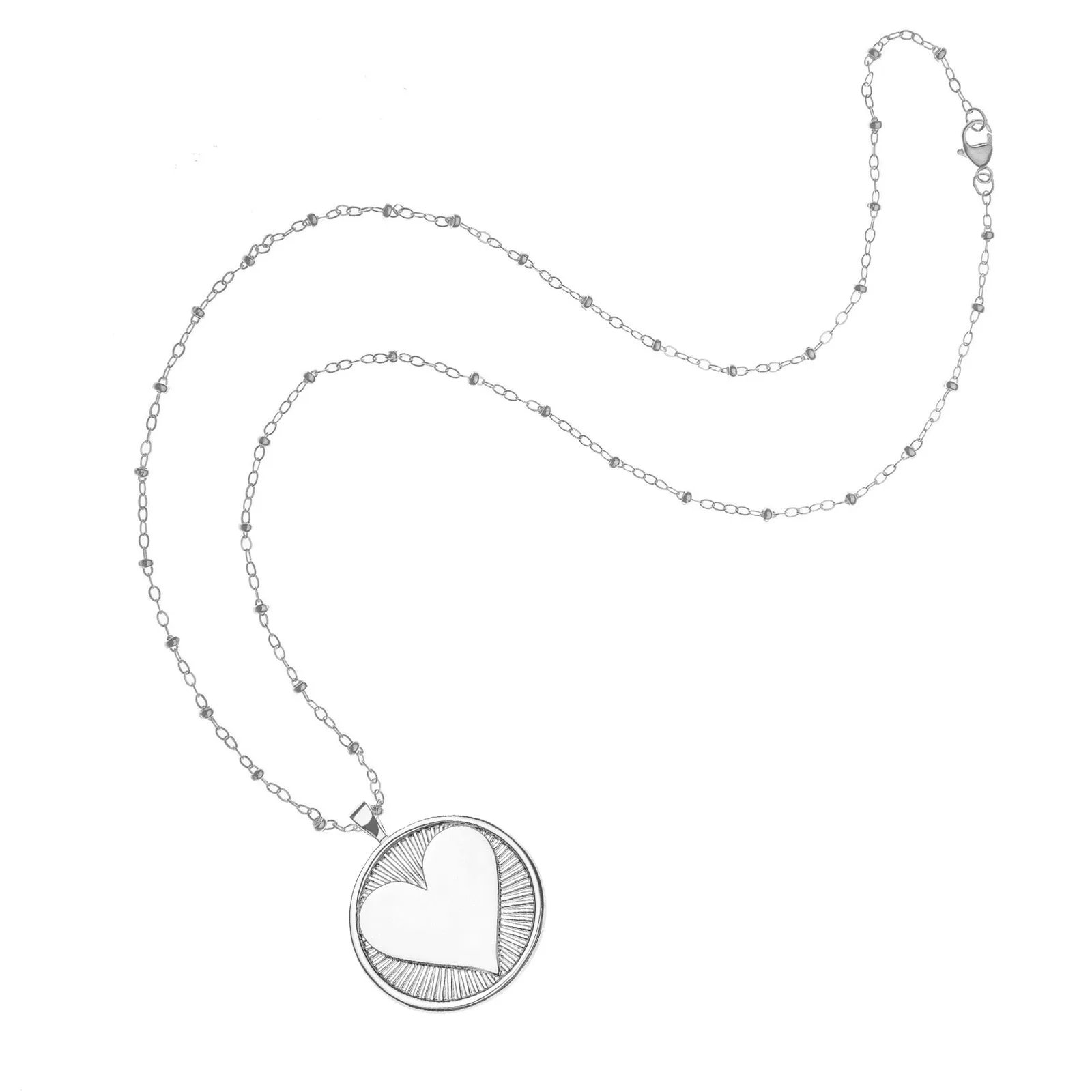 LOVE Hearts Find Me Pendant in Silver sold by Jane Win product image thumbnail 3