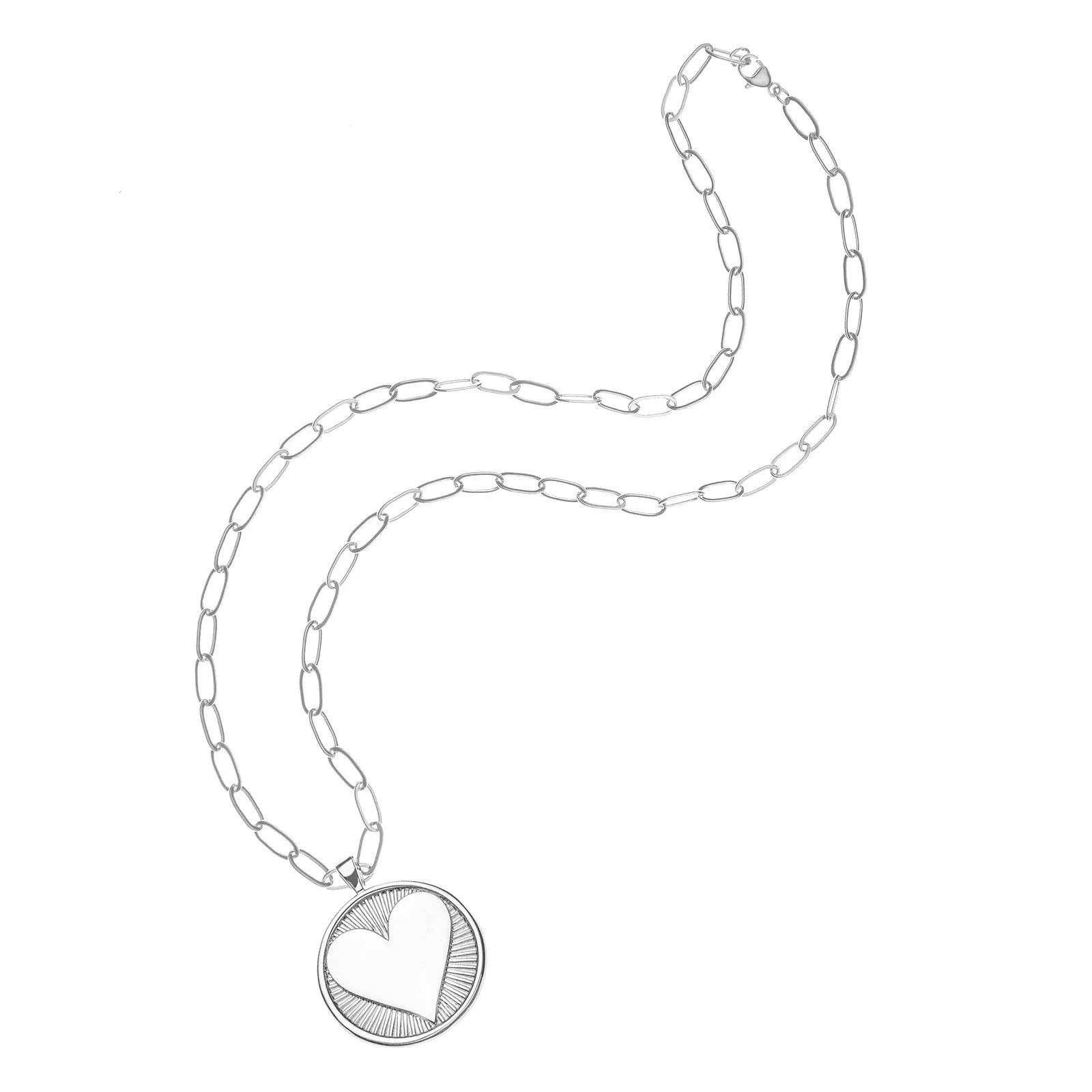 LOVE Hearts Find Me Pendant in Silver sold by Jane Win product image thumbnail 4