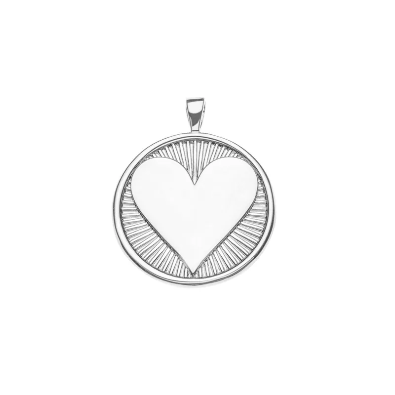 LOVE Hearts Find Me Pendant in Silver SALE sold by Jane Win