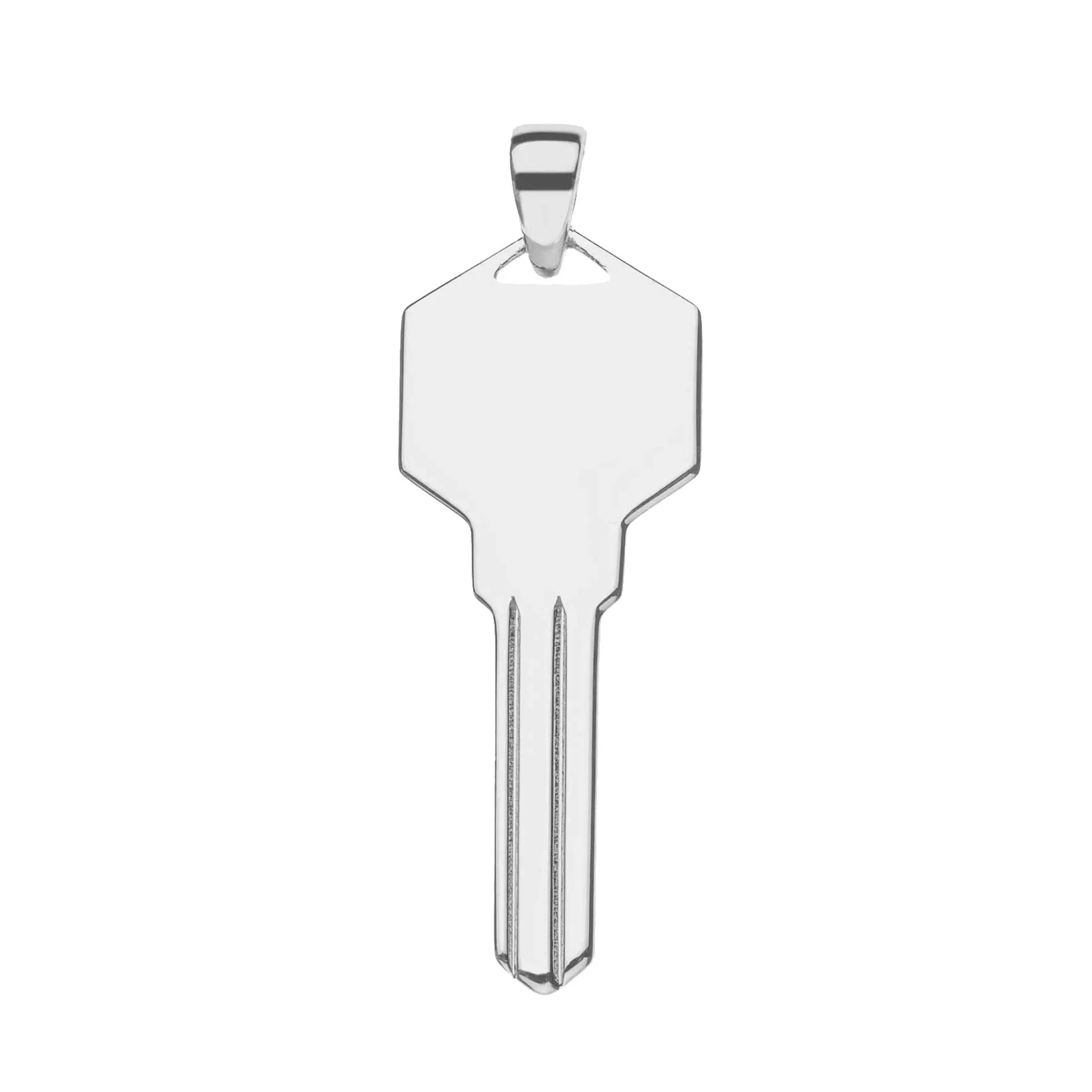 FOREVER Engravable Key Pendant in Silver sold by Jane Win product image thumbnail 2