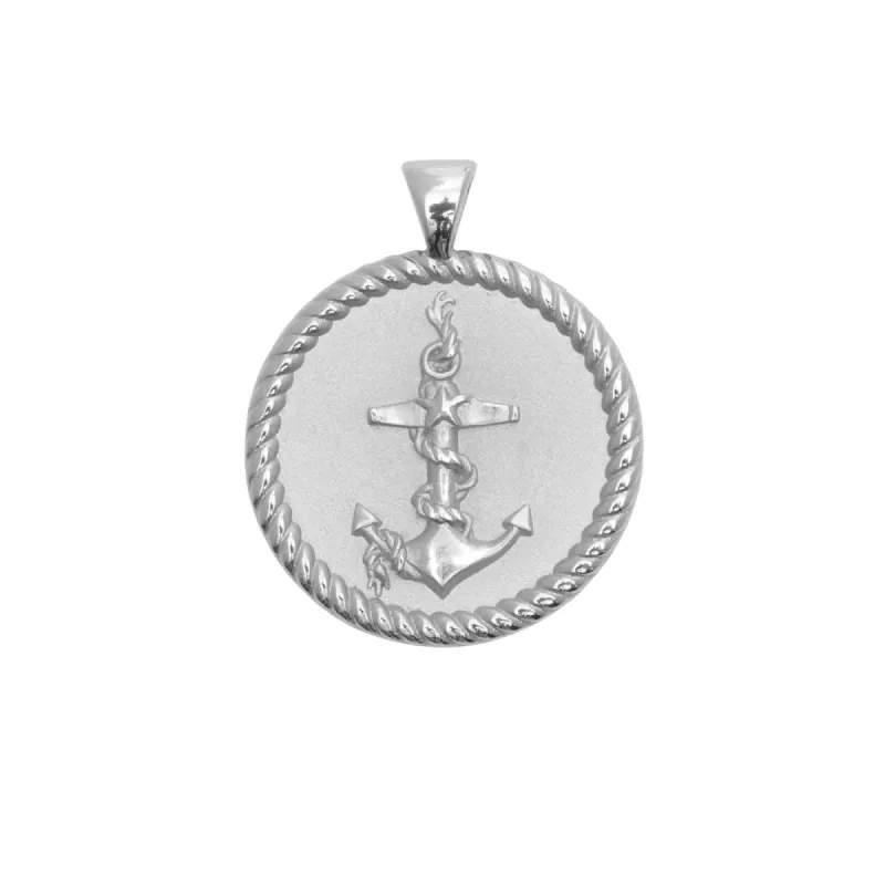STRONG JW Original Pendant Coin in Silver sold by Jane Win