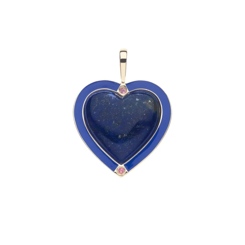 LOVE Enchanted Heart Pendant in Lapis sold by Jane Win