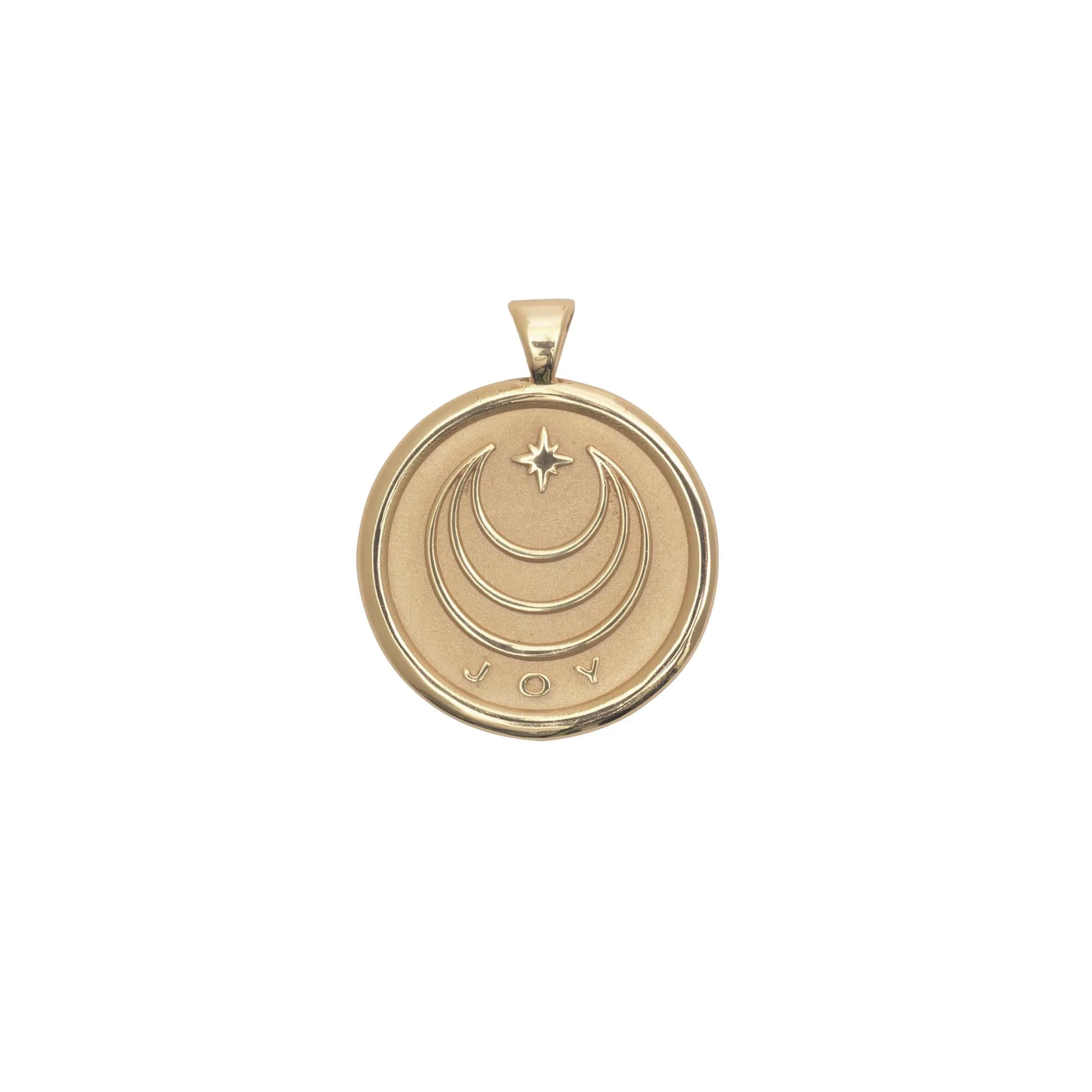 JOY JW Small Pendant Coin in Solid Gold sold by Jane Win product image thumbnail 2