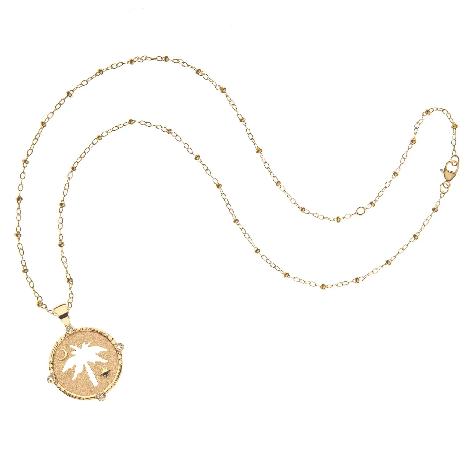 CHARLESTON JW Palmetto Cutout Pendant Coin sold by Jane Win product image thumbnail 5