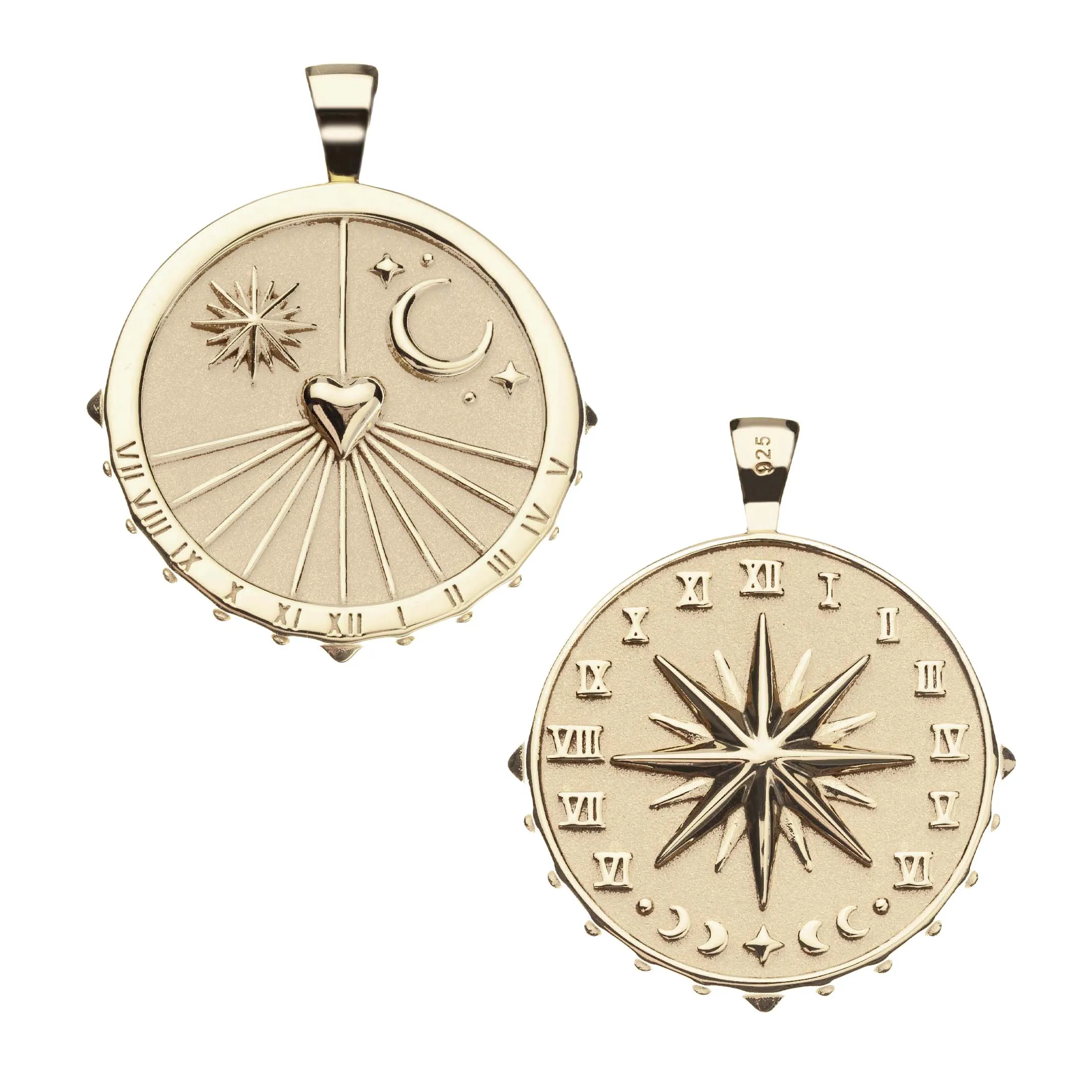 FOREVER Sundial Pendant Coin in Solid Gold sold by Jane Win product image thumbnail 2