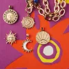 FOREVER Nightfall Mother of Pearl Crescent Moon Pendant sold by Jane Win