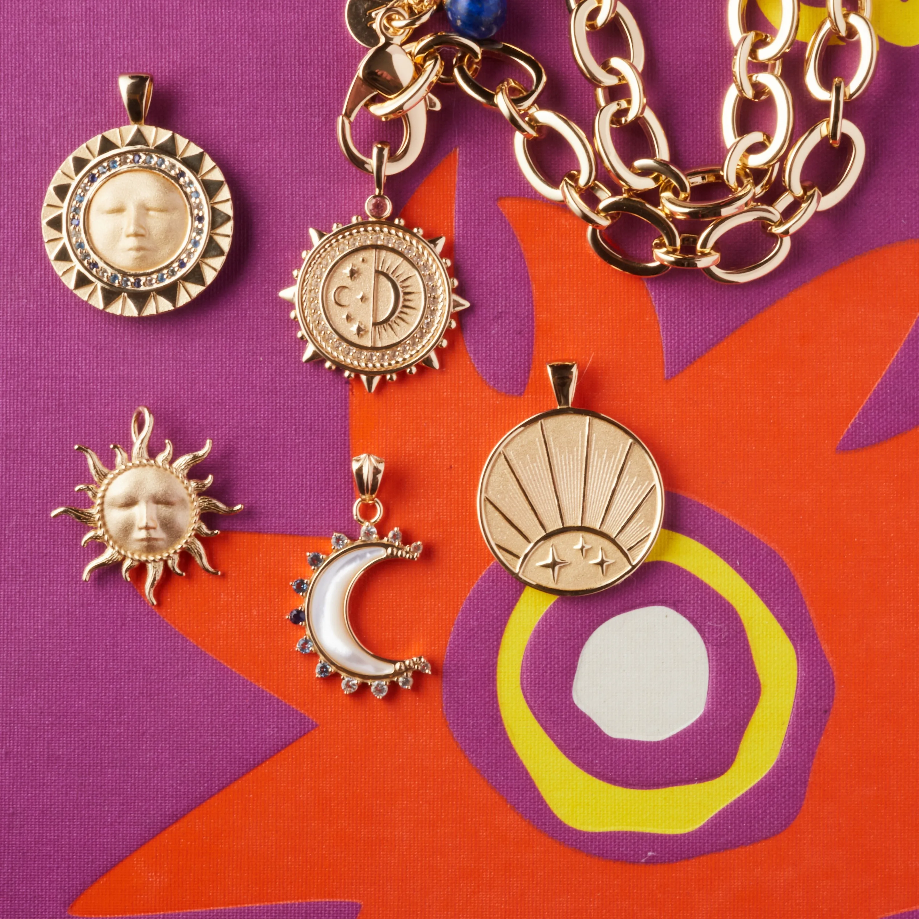 FOREVER Nightfall Mother of Pearl Crescent Moon Pendant sold by Jane Win product image thumbnail 5