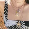 FOREVER Nightfall Mother of Pearl Crescent Moon Pendant sold by Jane Win