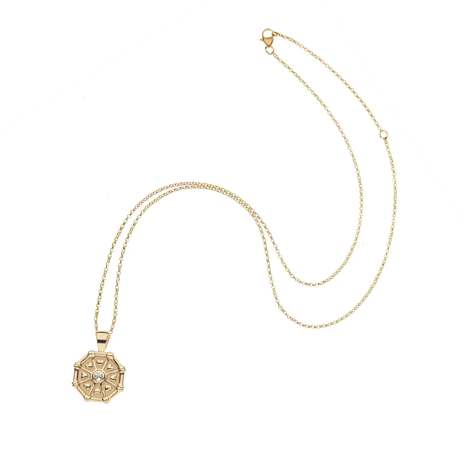 LUCKY Octagon Birthstone Pendant sold by Jane Win product image thumbnail 4