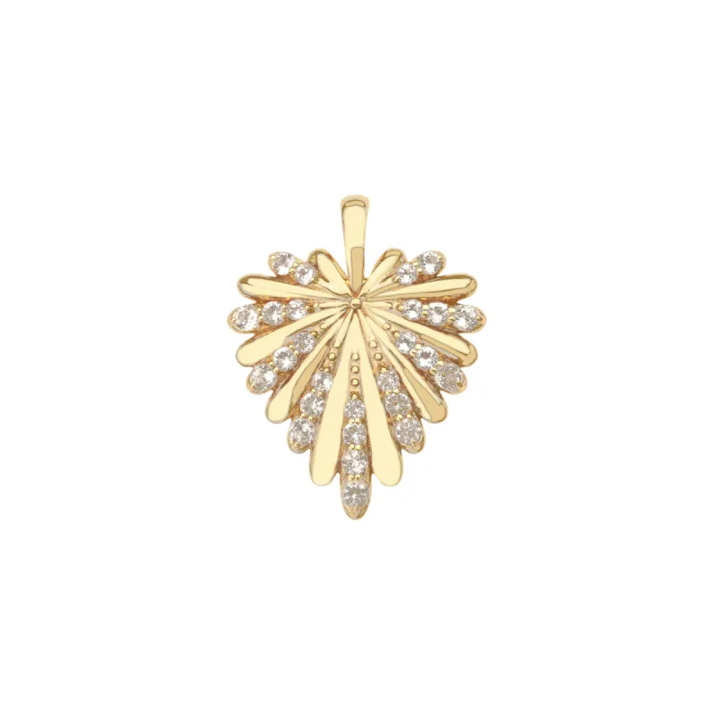 LOVE Petite Embellished Full-Heart Pendant sold by Jane Win